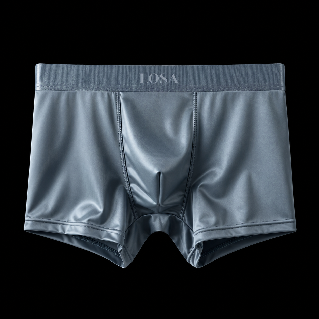 Boxer uomo LOSA Cool Silk color Ice Blue — tessuto seta ghiaccio premium