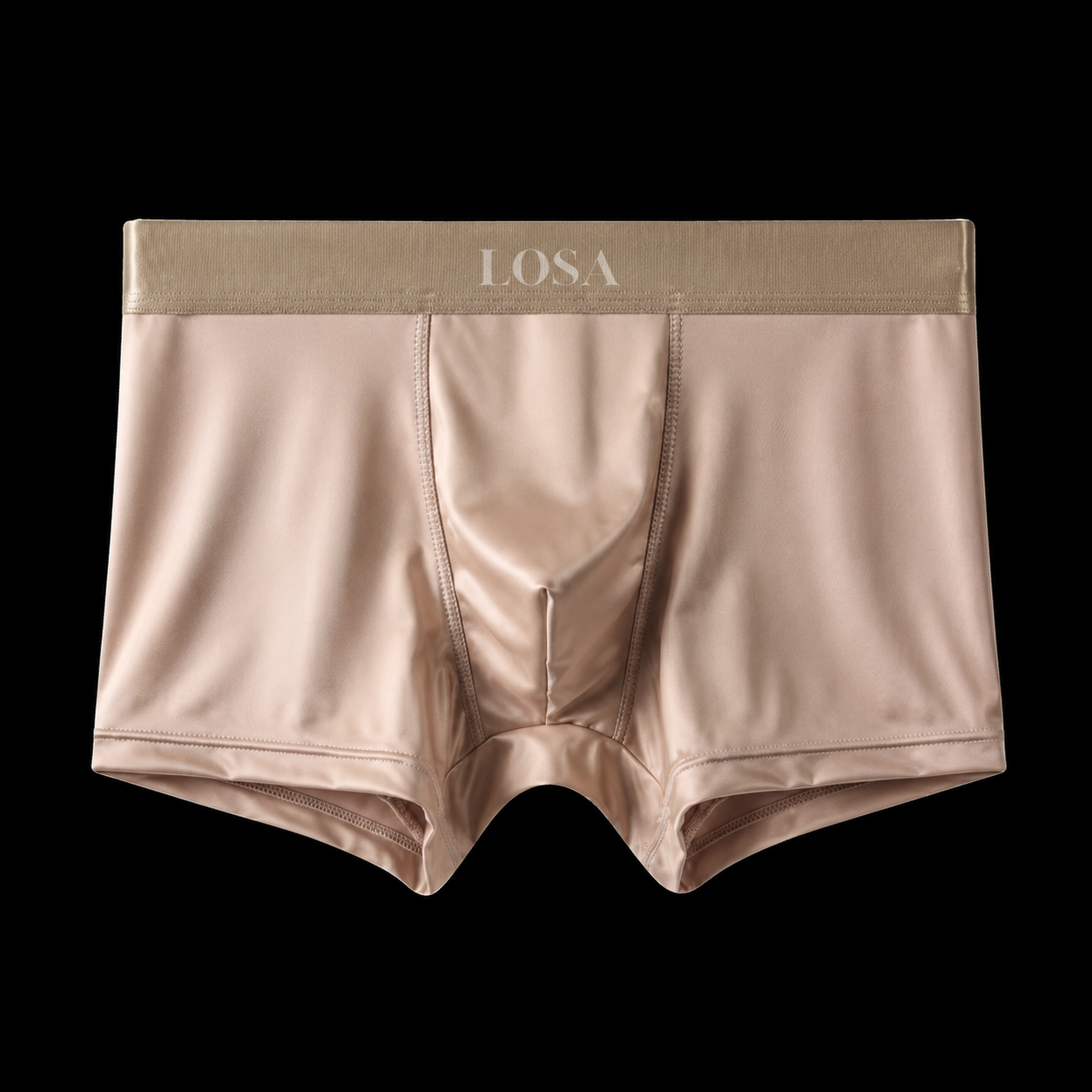Boxer uomo LOSA Cool Silk color Peach — tessuto seta ghiaccio premium